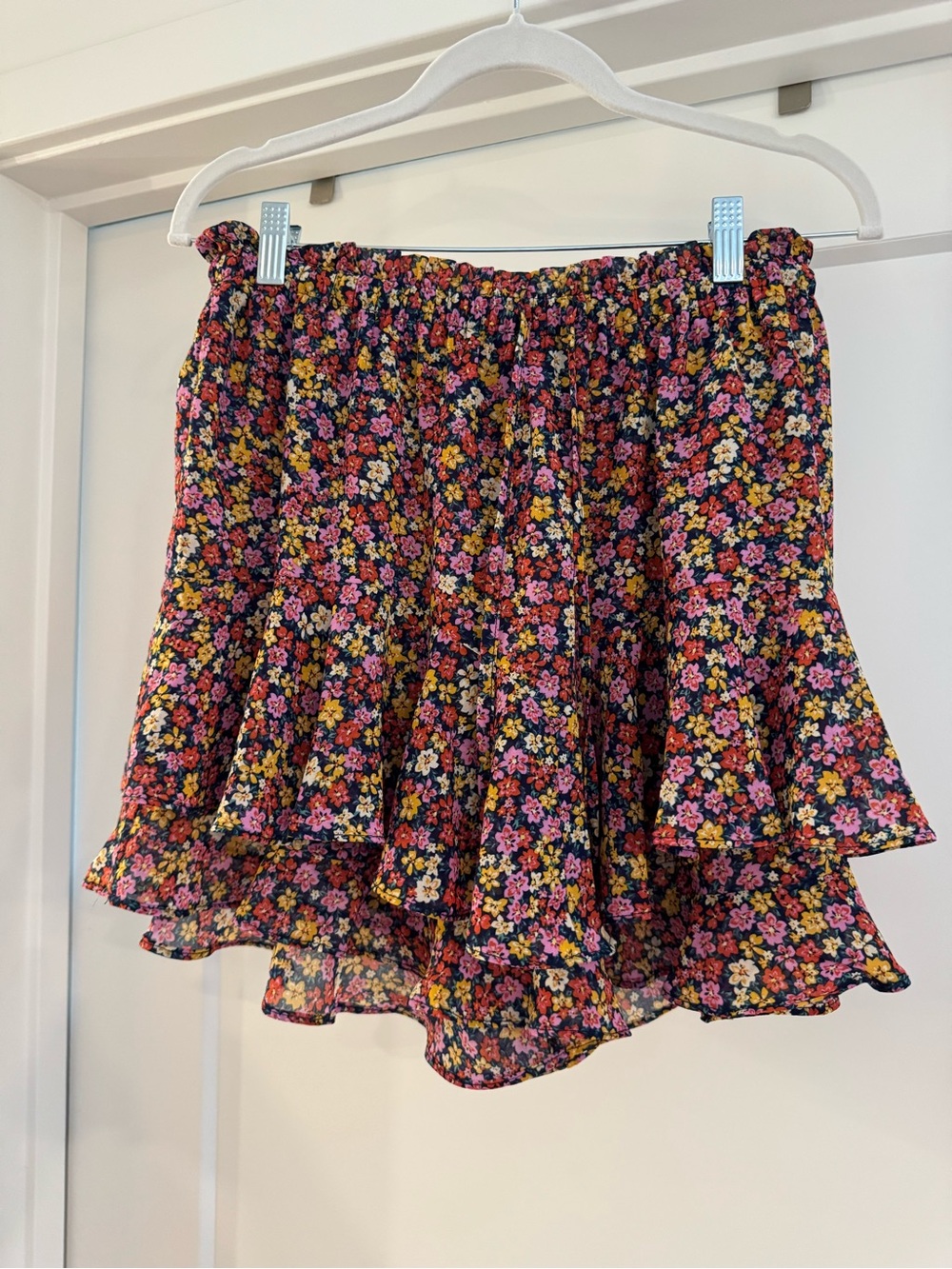 Dress Forum Floral Tiered Skort